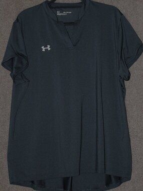 Under Armour Womens Size XXL Black Short Sleeve Active Top